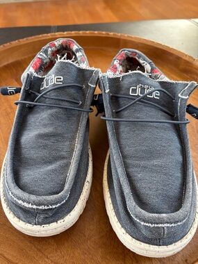 Hey Dude Wally Stretch Slip-On Shoes in Charcoal Gray Men’s 11